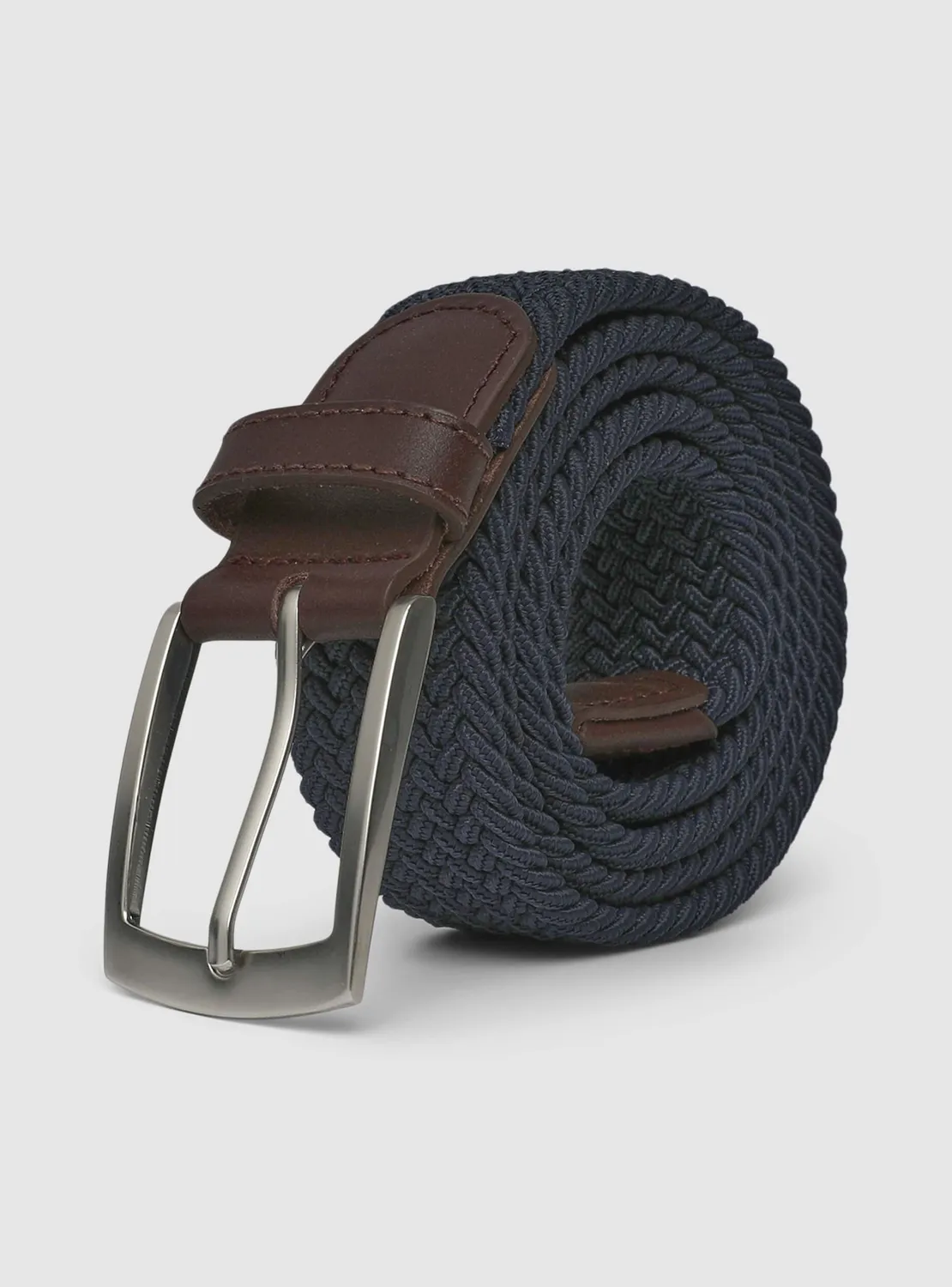 Calliope Ceinture homme tressée boucle métal