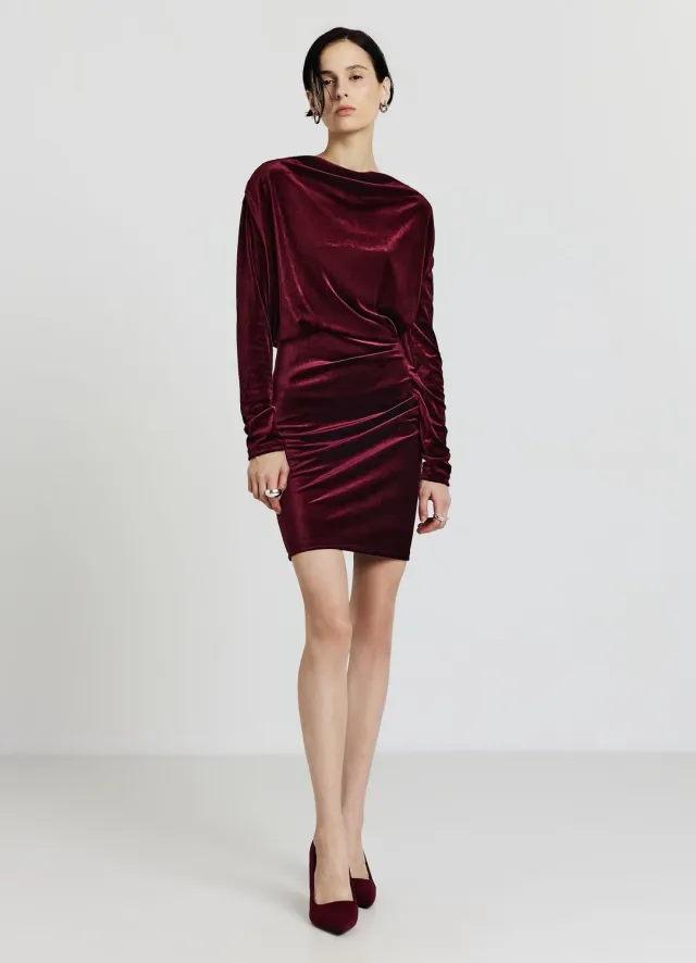 Calliope Atelier robe courte femme chenille