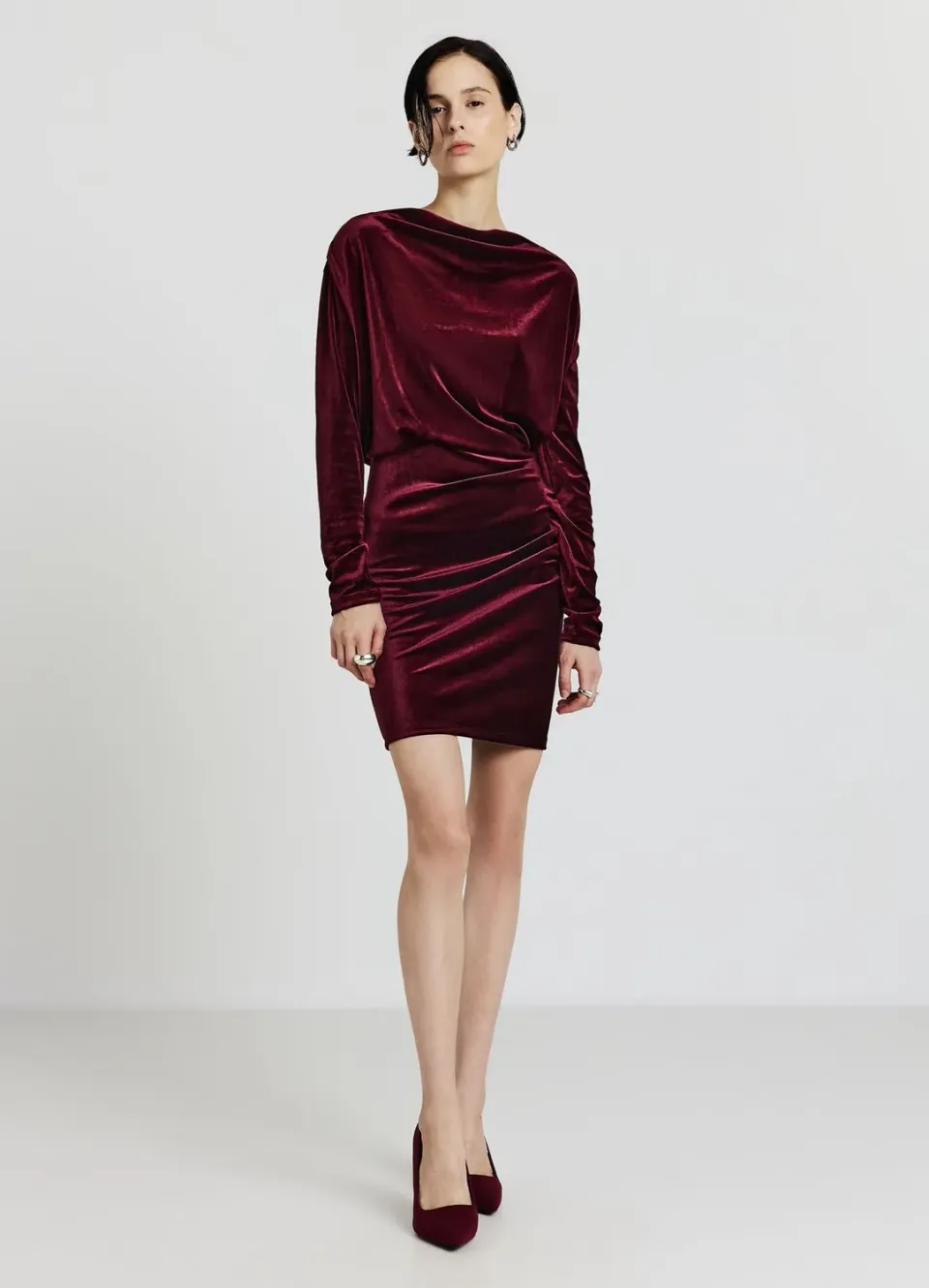 Calliope Atelier robe courte femme chenille