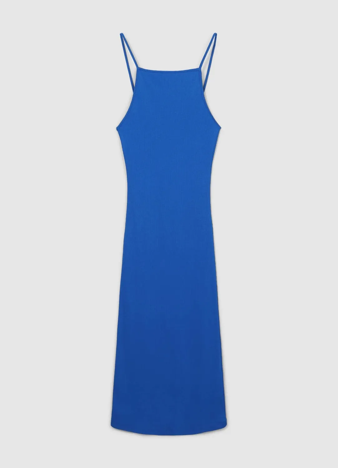 Calliope robe longue côtelée femme bretelles