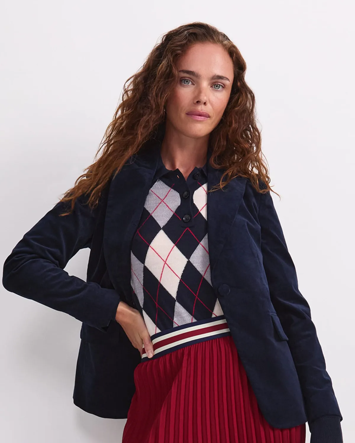 SportsCraft Thea blazer velours stretch femme