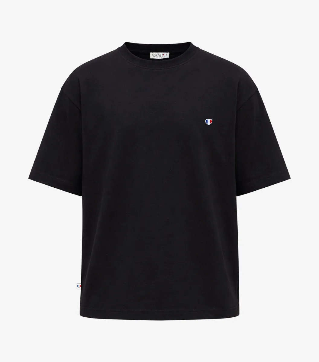 Cocorico Iconique t-shirt oversize homme noir 230g