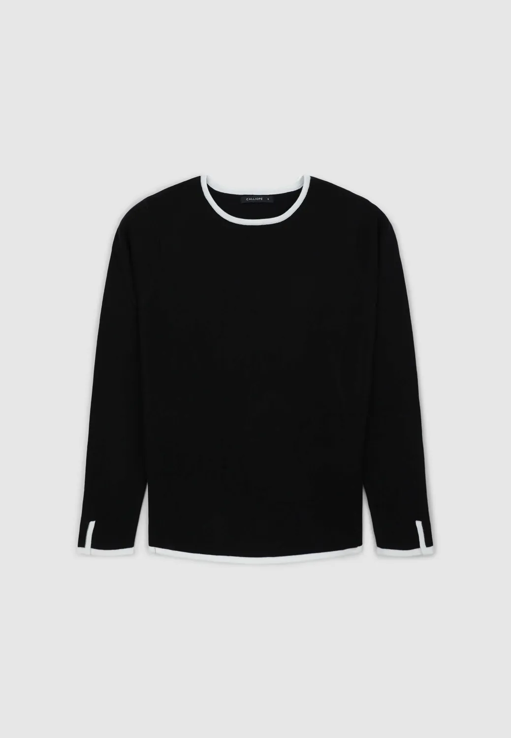 Calliope Maglia profili a contrasto pull col rond contrasté