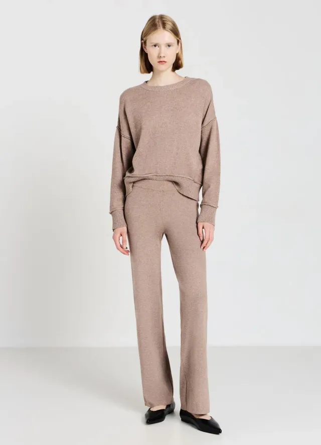 Calliope pull col rond bords francs femme