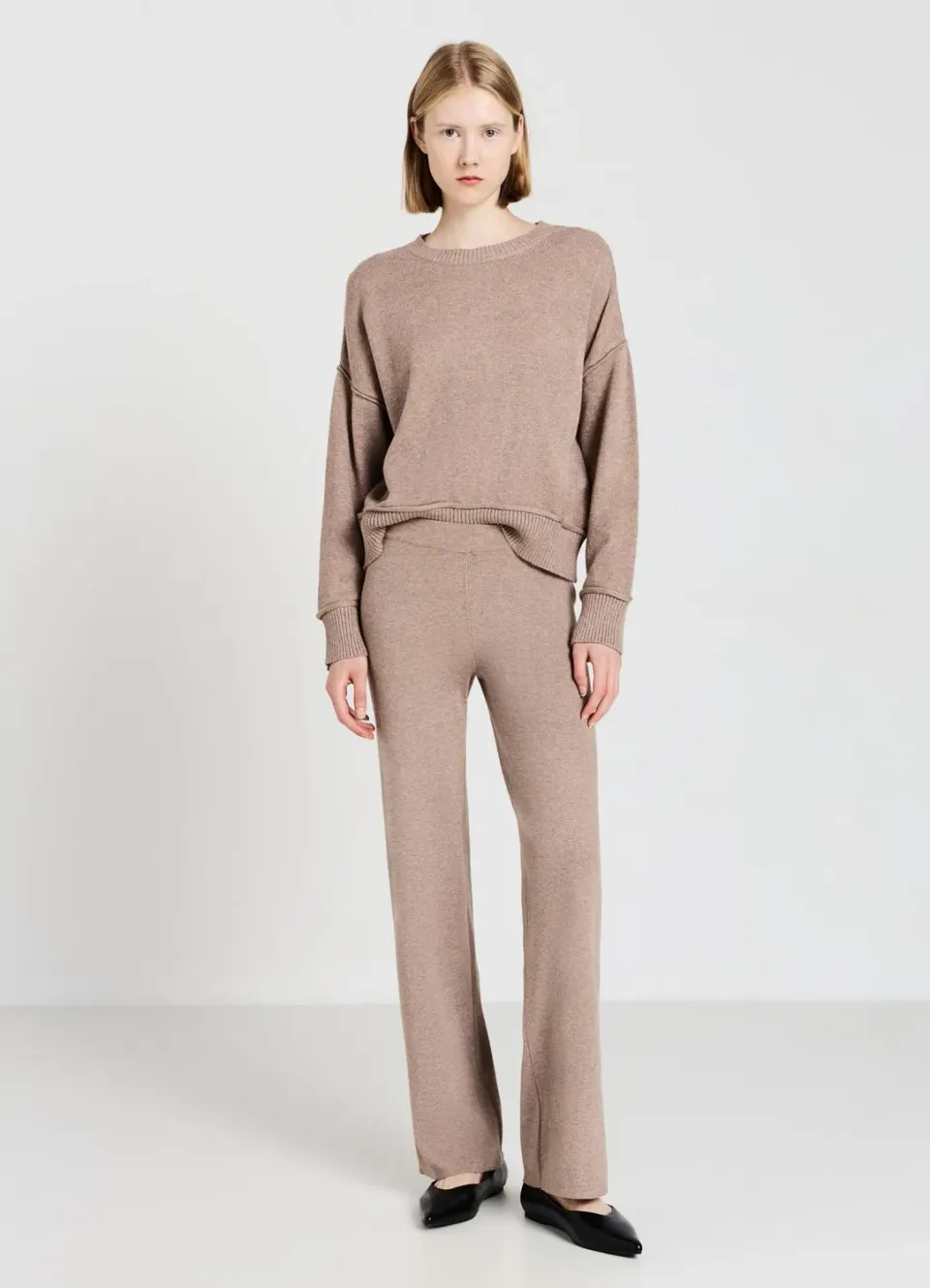 Calliope pull col rond bords francs femme