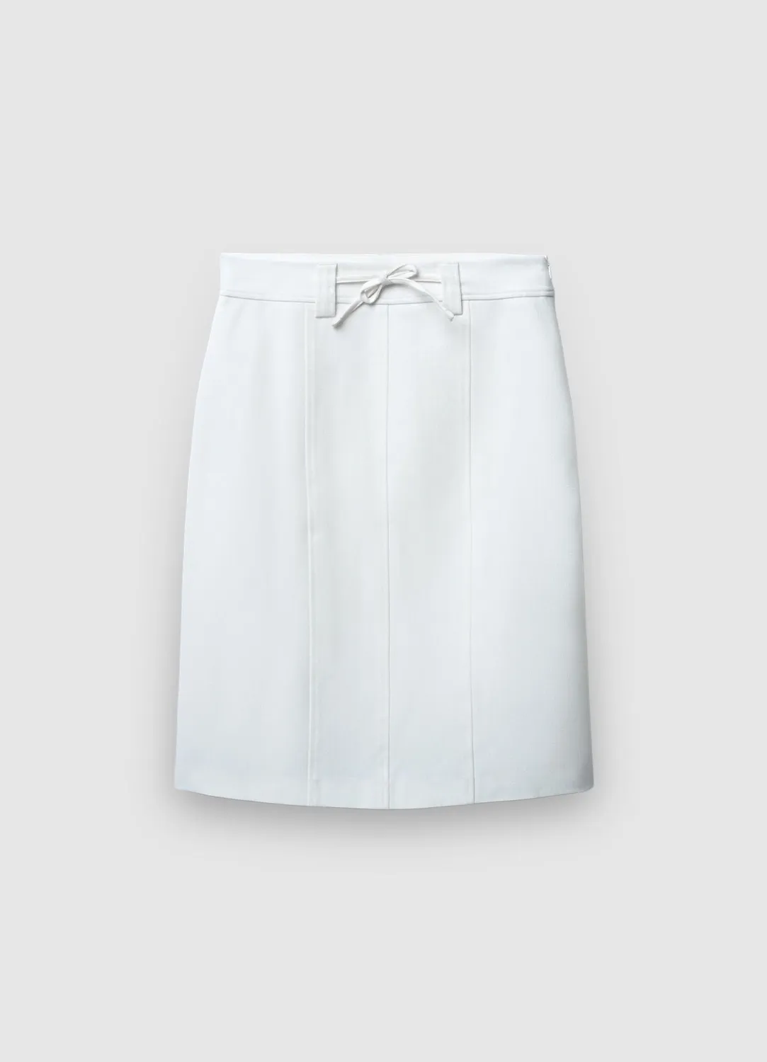 Calliope jupe femme nœud taille genou à poches