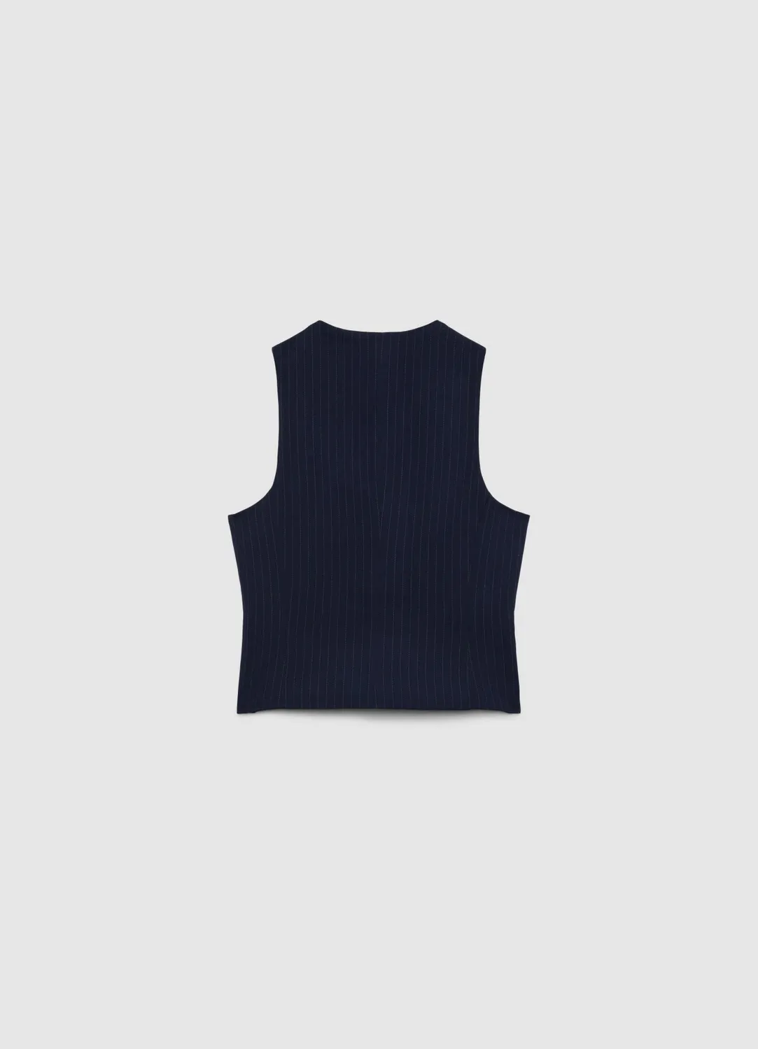 Calliope gilet femme rayé boutons tailleur