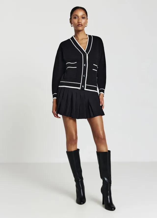 Calliope jupe-short plissée avec ceinture femme S