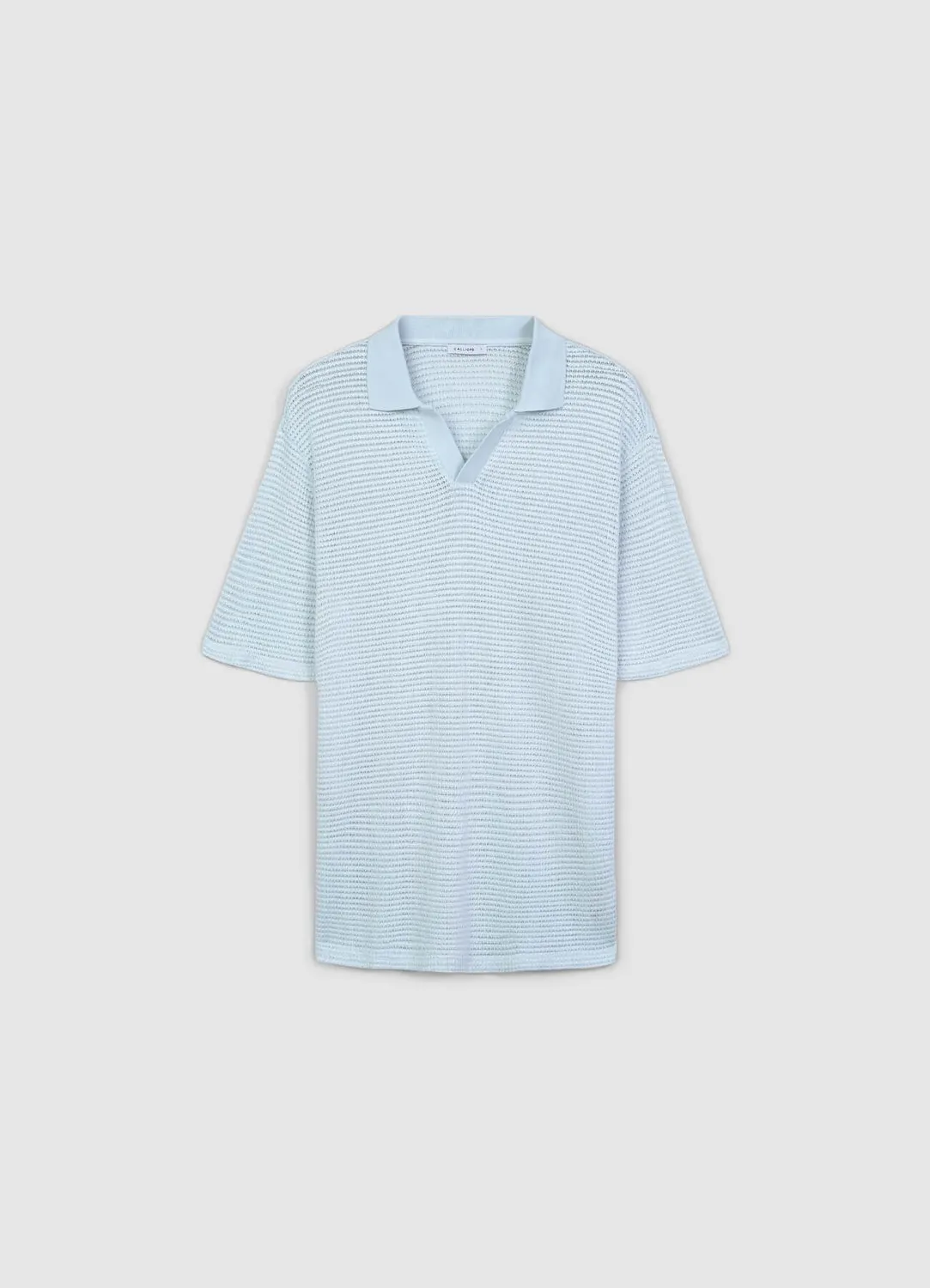Calliope polo homme ajouré manches courtes