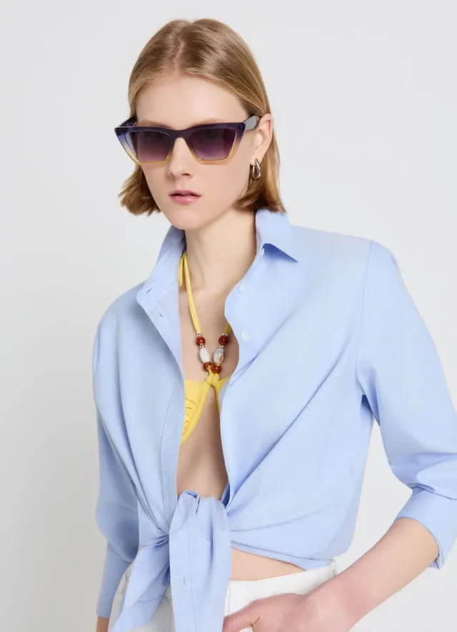Calliope lunettes soleil femme cat-eye dégradé