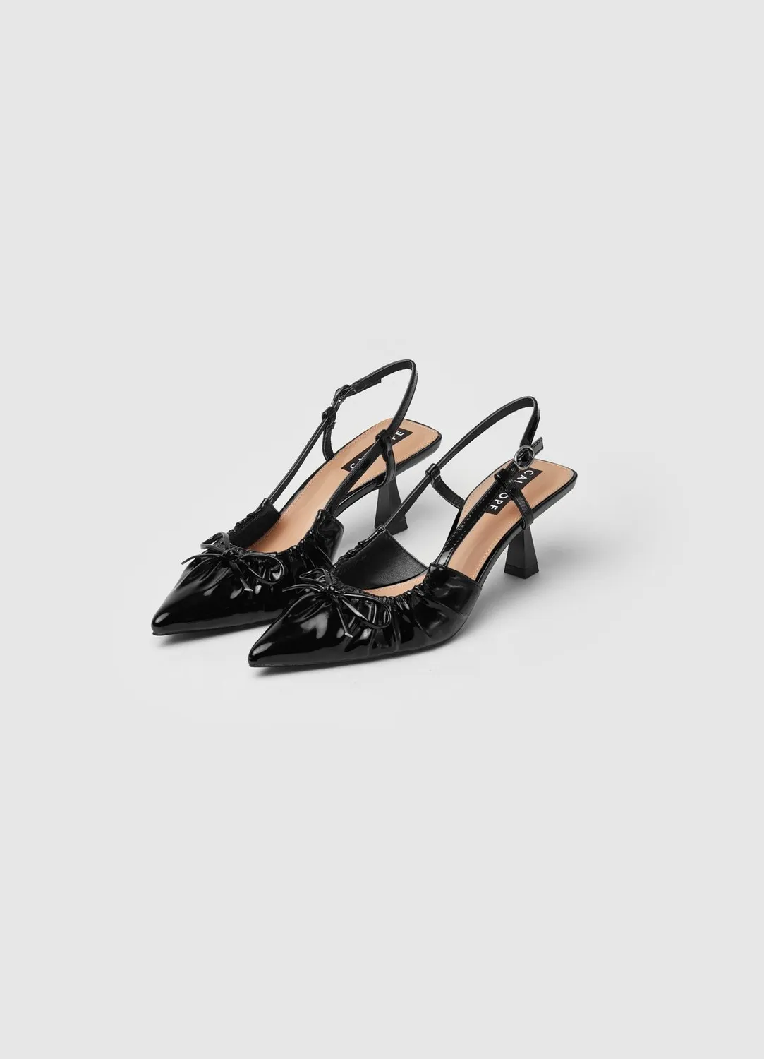 Calliope Décolleté arricciata escarpins talon 6,5 cm