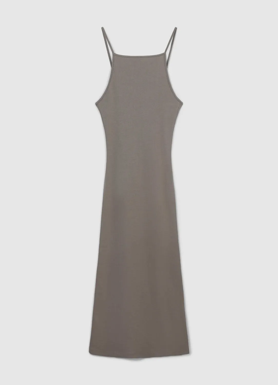 Calliope robe longue côtelé bretelles fines femme uni