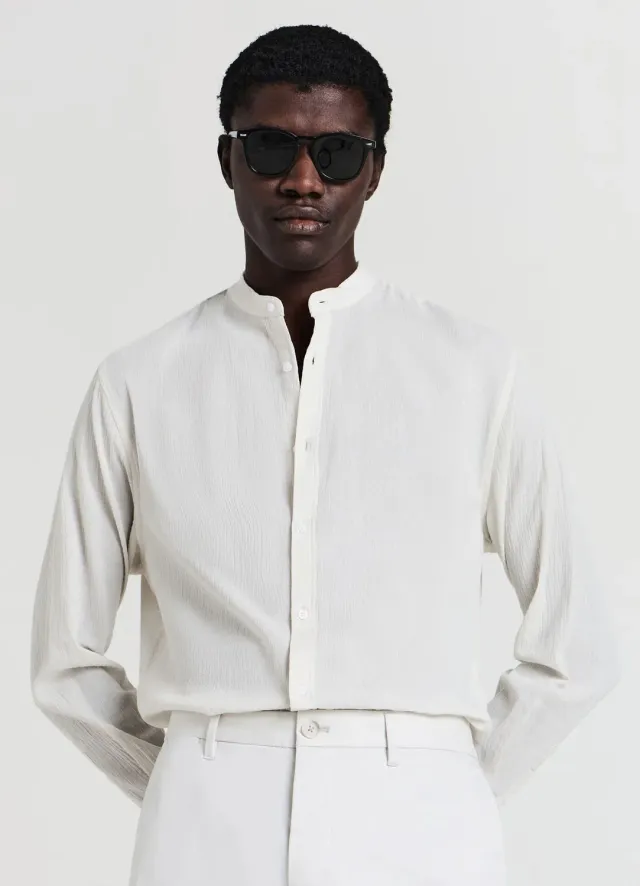 Calliope chemise coréenne homme coton manches longues