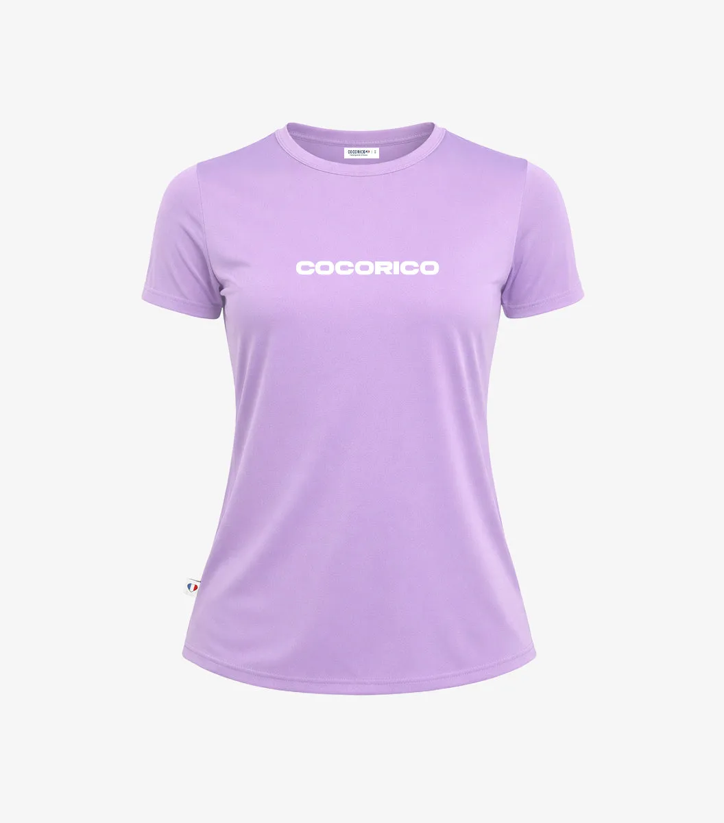 Cocorico Impact t-shirt sport femme lilas technique