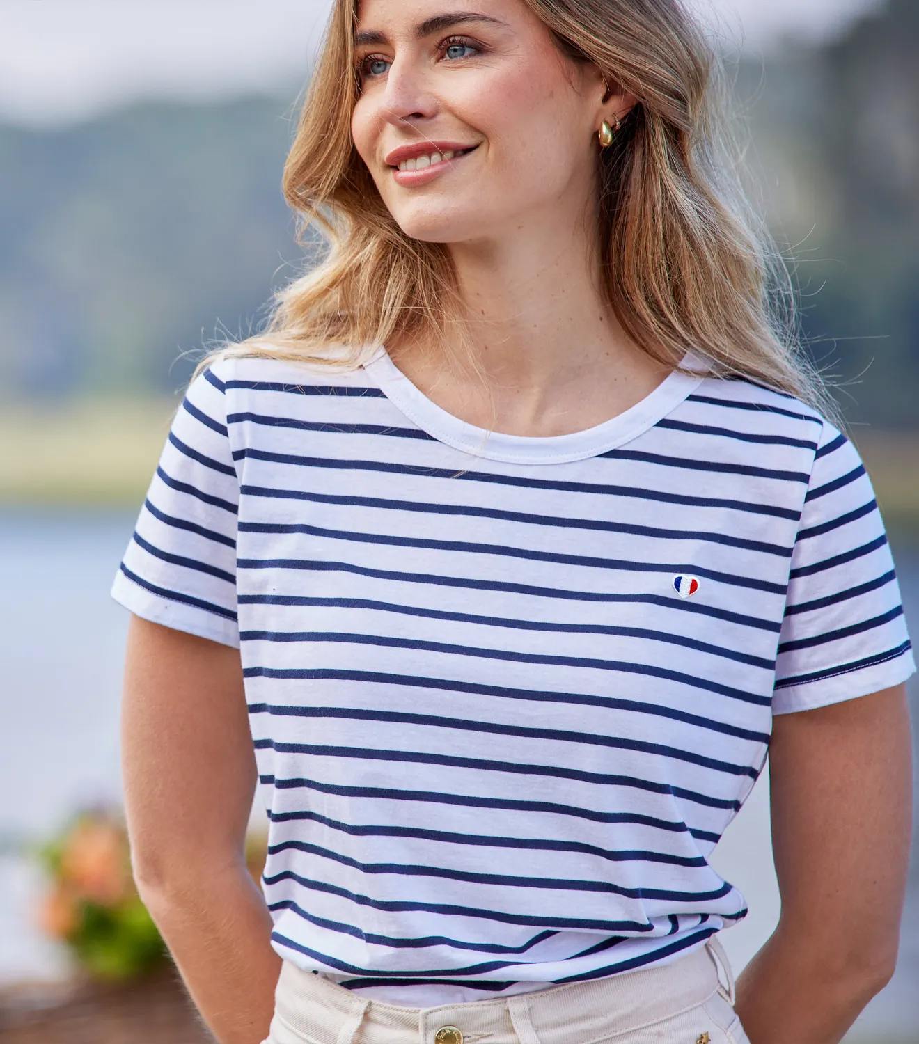 Cocorico Iconique Marinière t-shirt femme coton