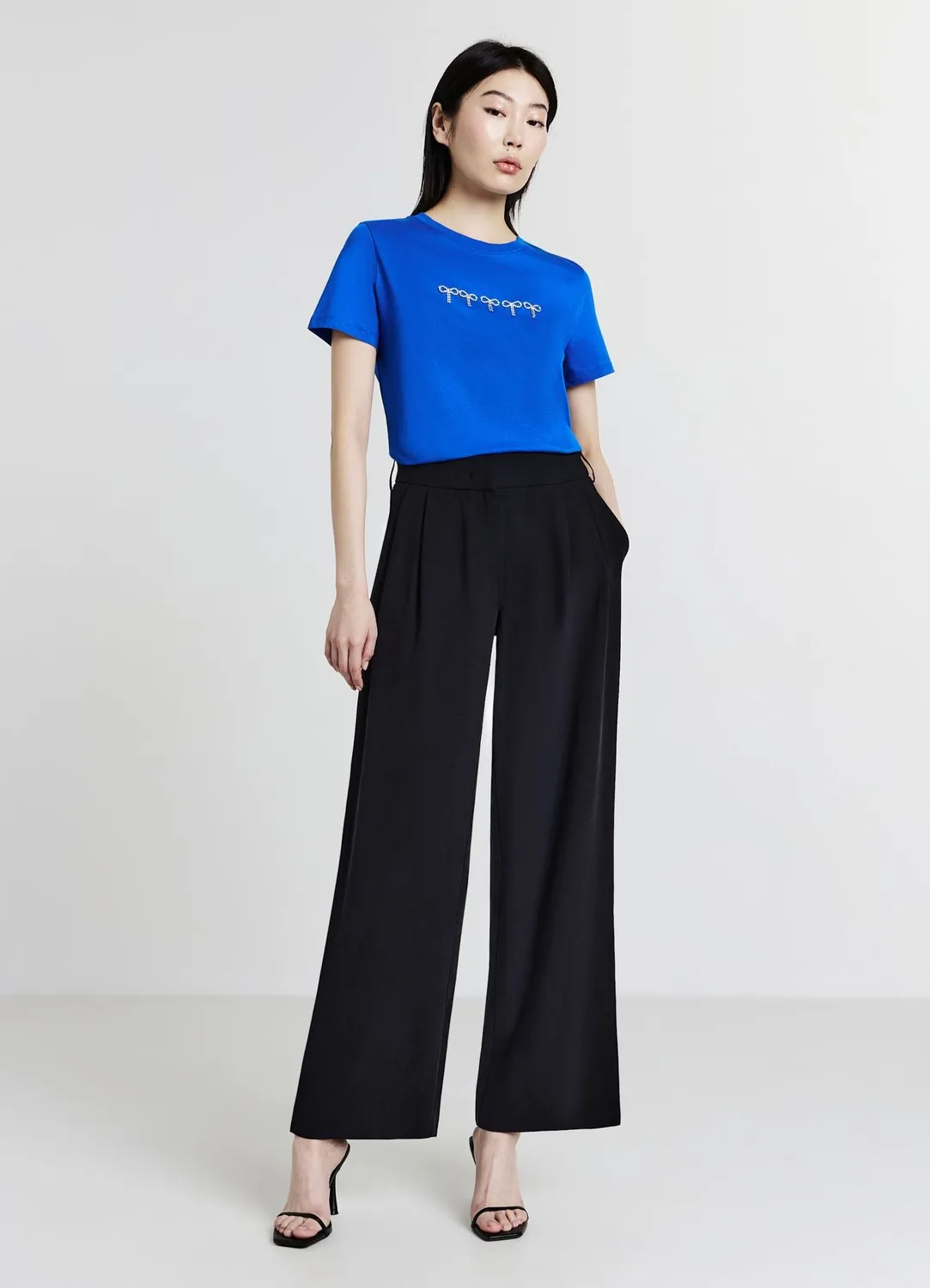 Calliope Fiocchi Strass t-shirt femme coton strass