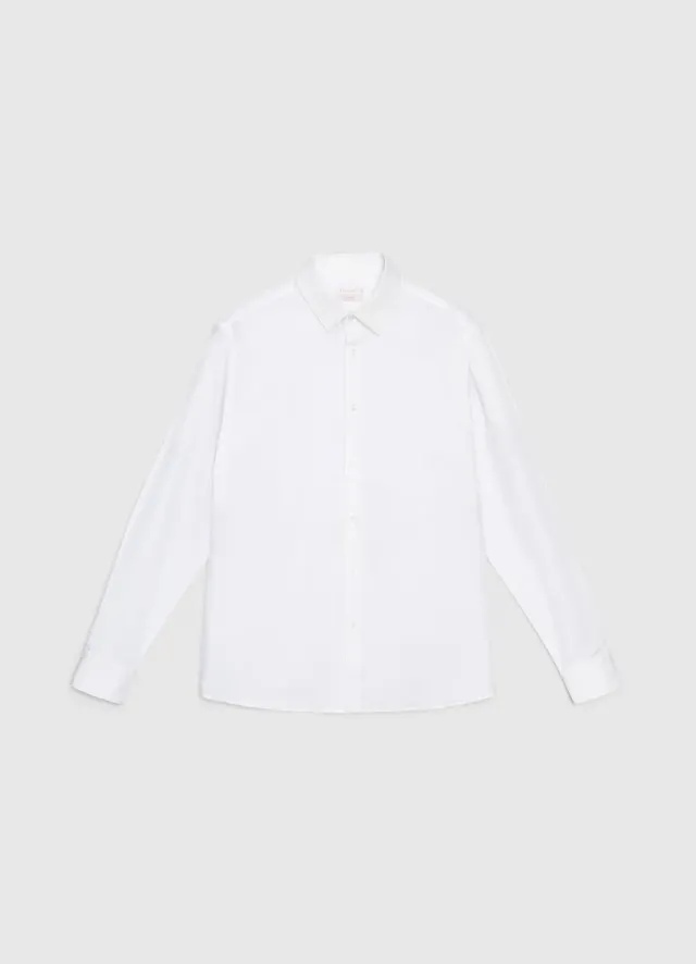 Calliope chemise homme slim unie manches longues