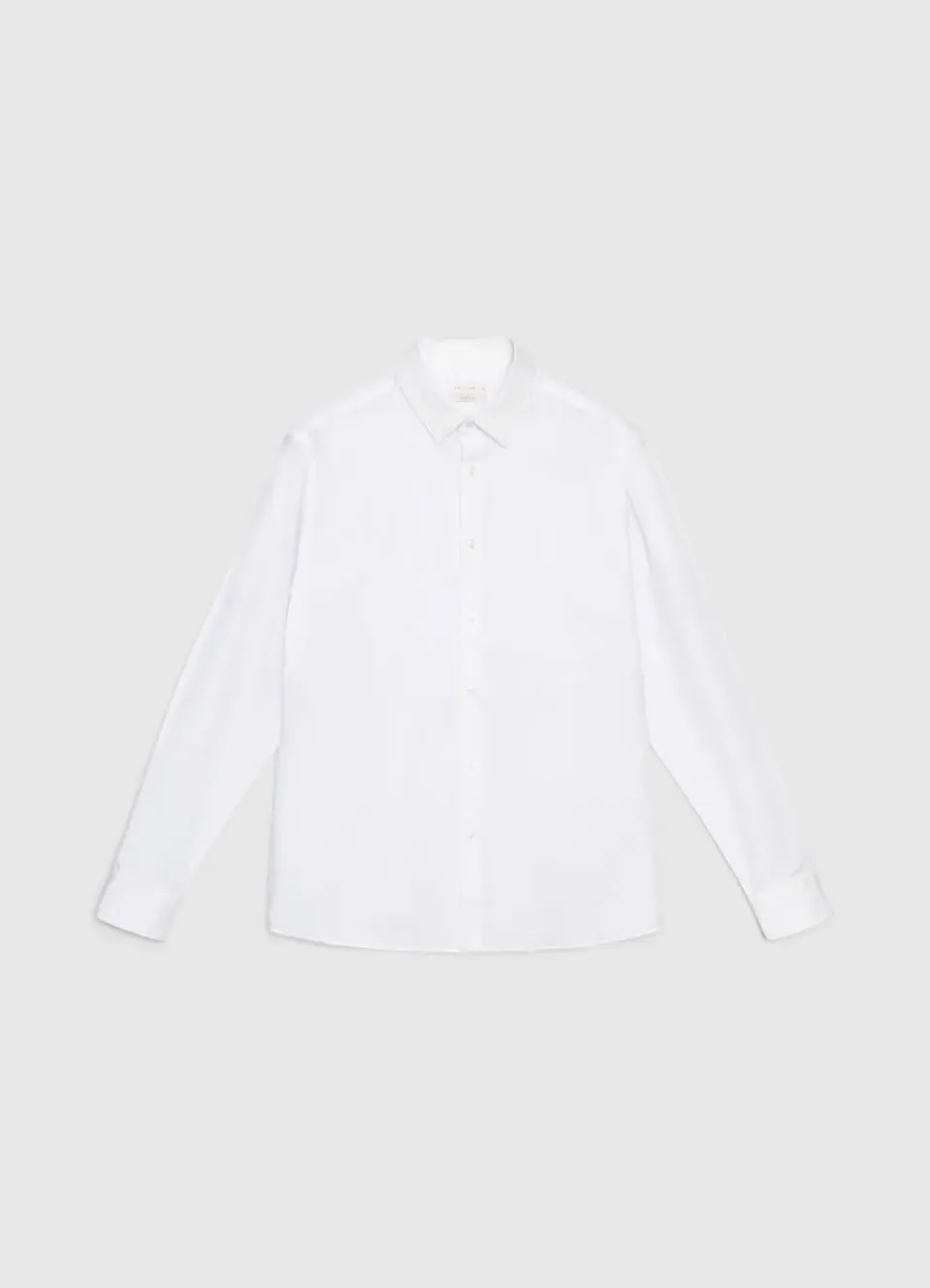 Calliope chemise homme slim unie manches longues
