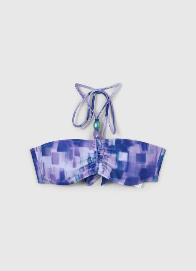 Calliope haut de bikini bandeau fantaisie femme