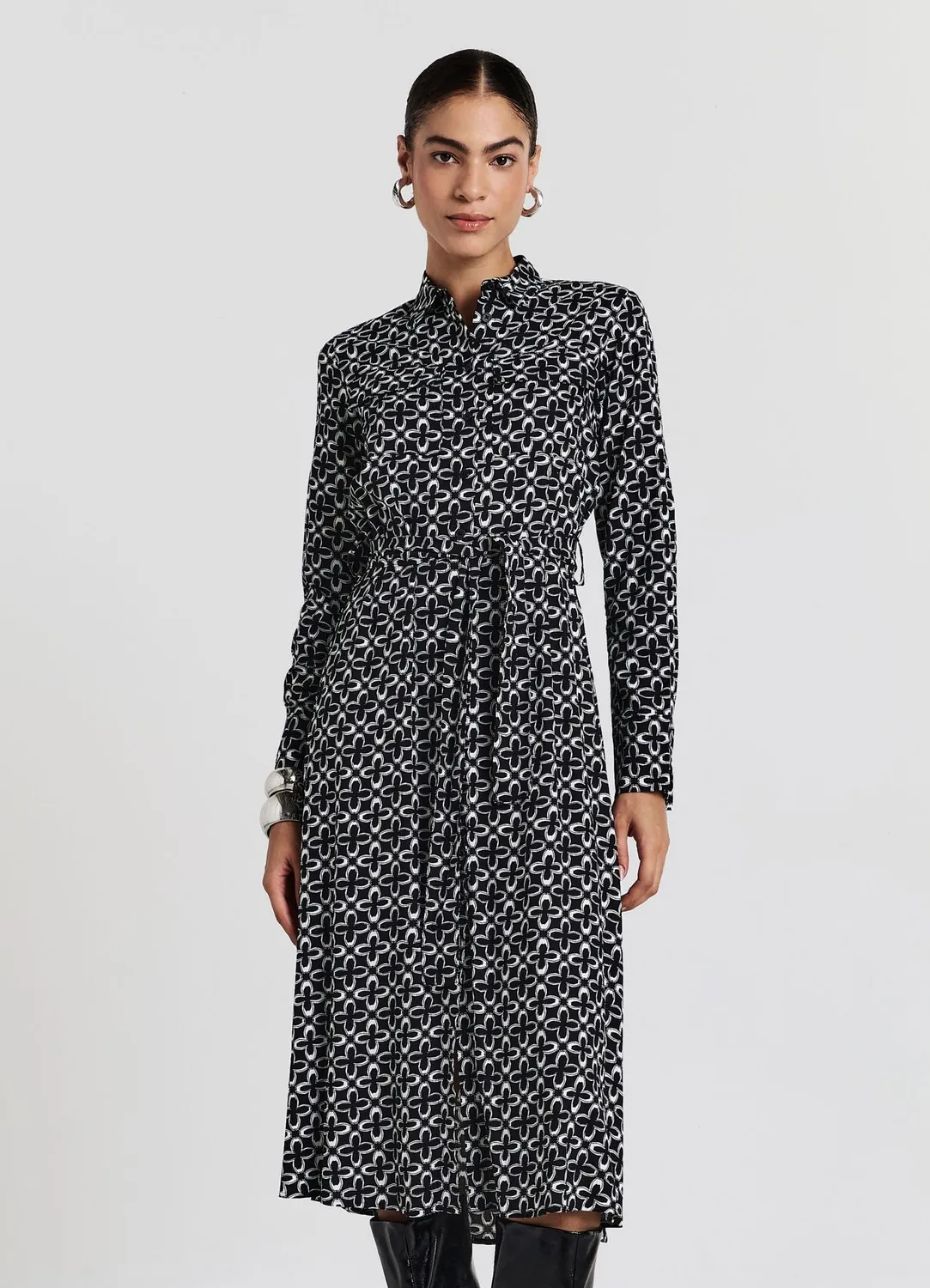 Calliope Robe chemise femme imprimé taille S