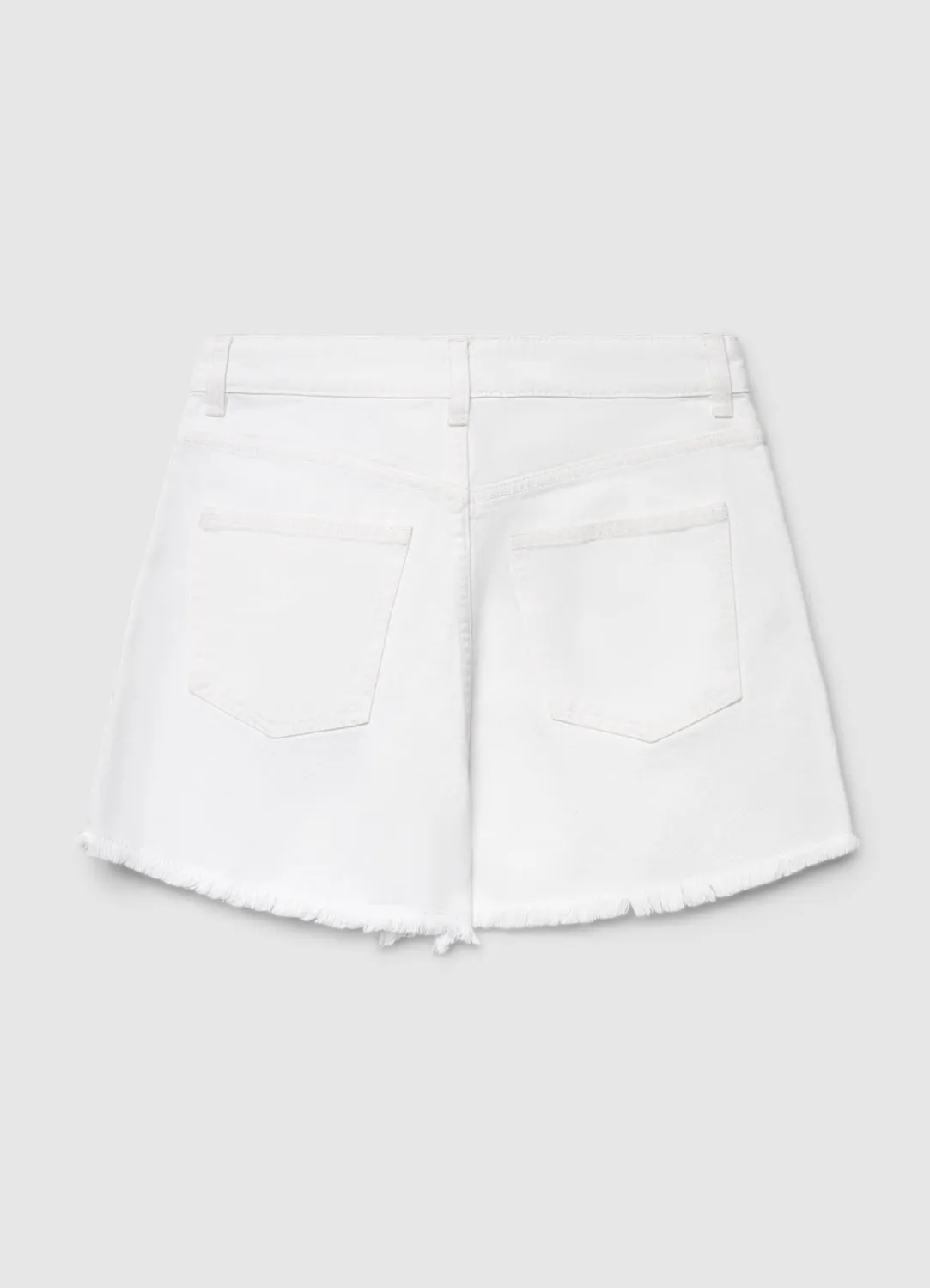 Calliope short denim mom fit femme déchiré