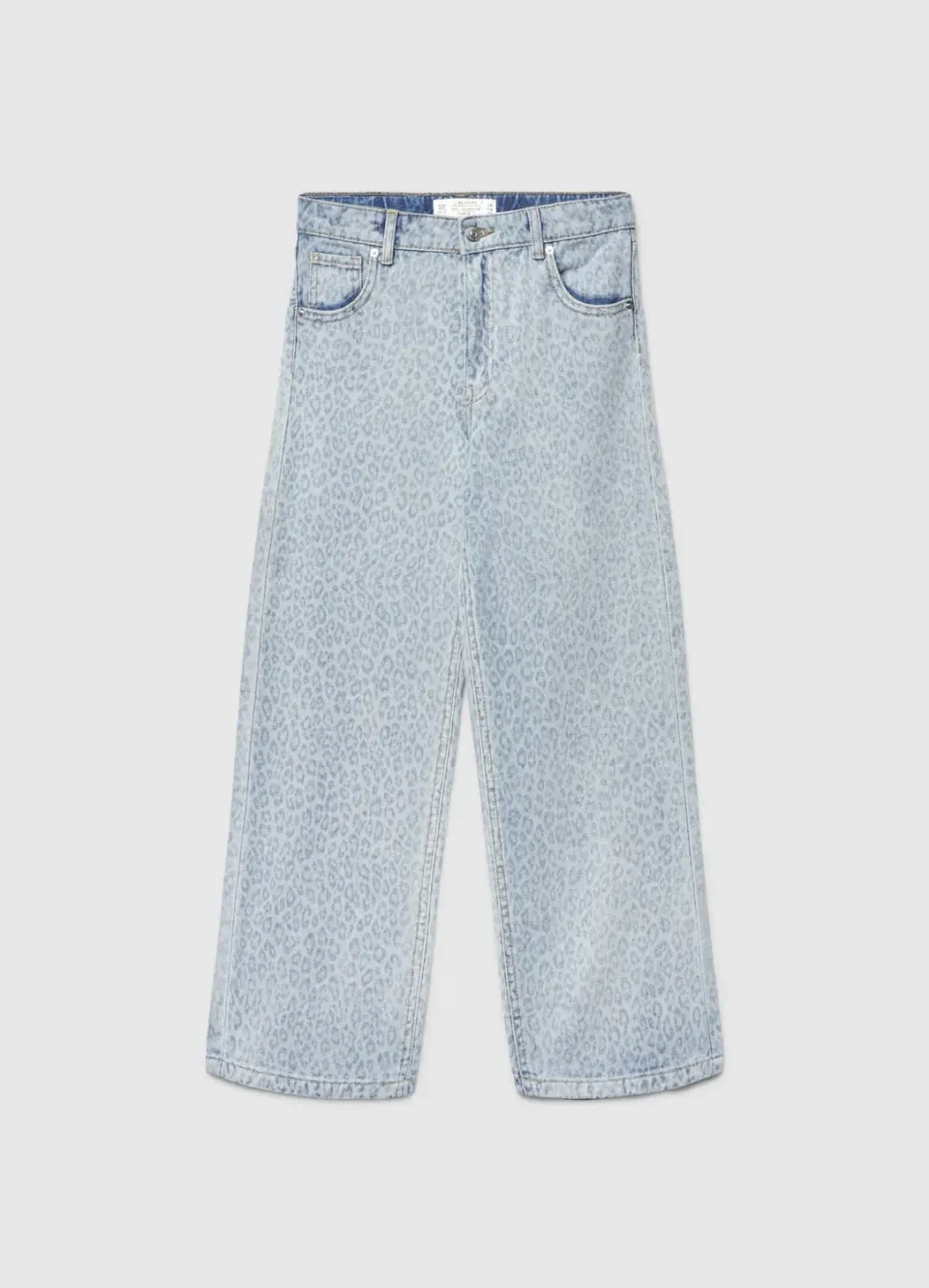 Calliope jean droit fille imprimé animalier coton
