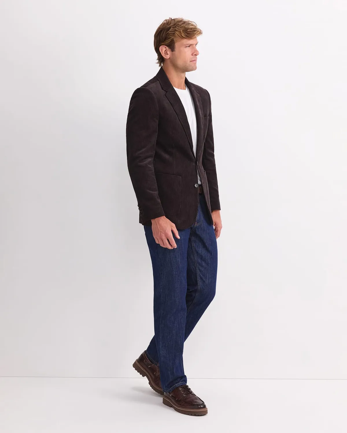 Sportscraft Cord blazer velours coton homme