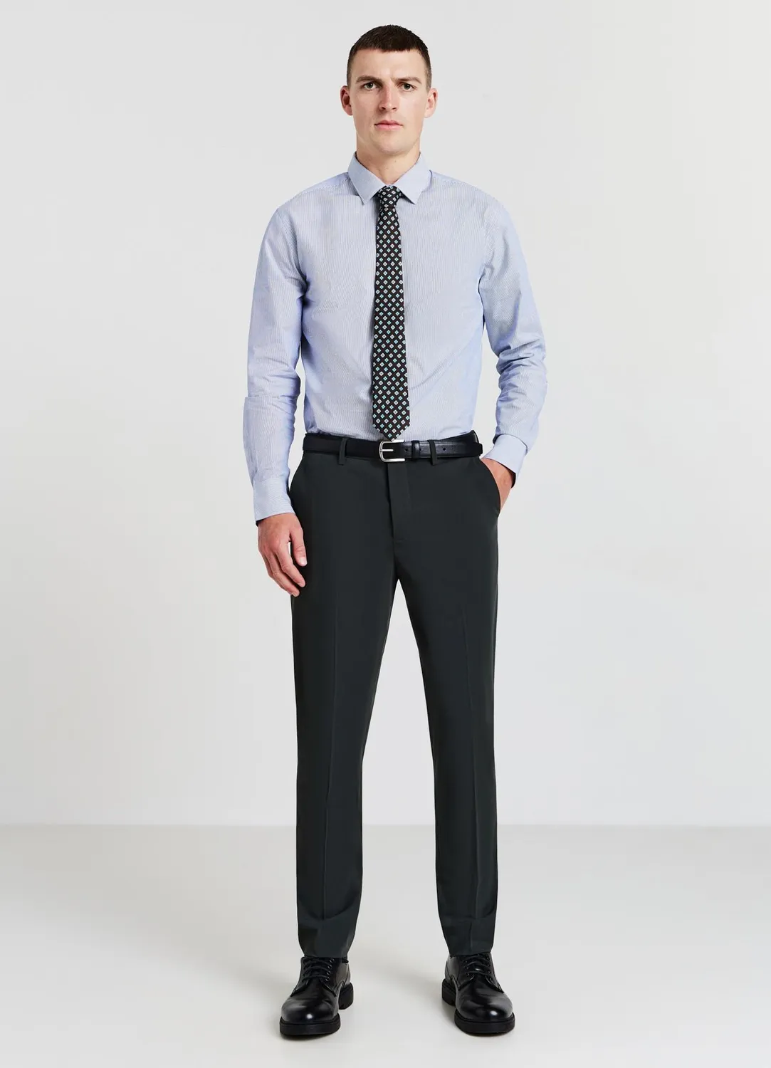 Calliope rayures losanges chemise homme coton bureau