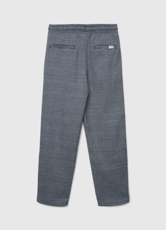 Calliope jogger garçon carreaux cordon