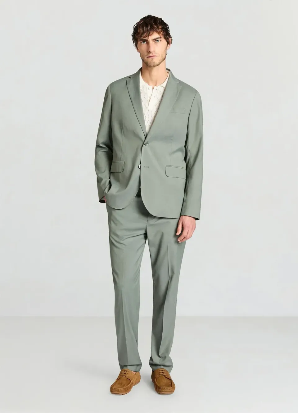 Calliope veste blazer homme 2 boutons unie