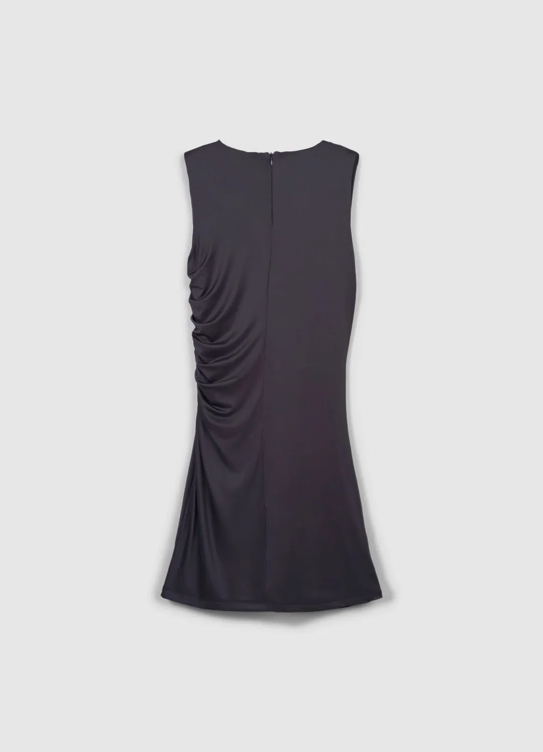 Calliope Atelier robe courte froncée femme sans manches