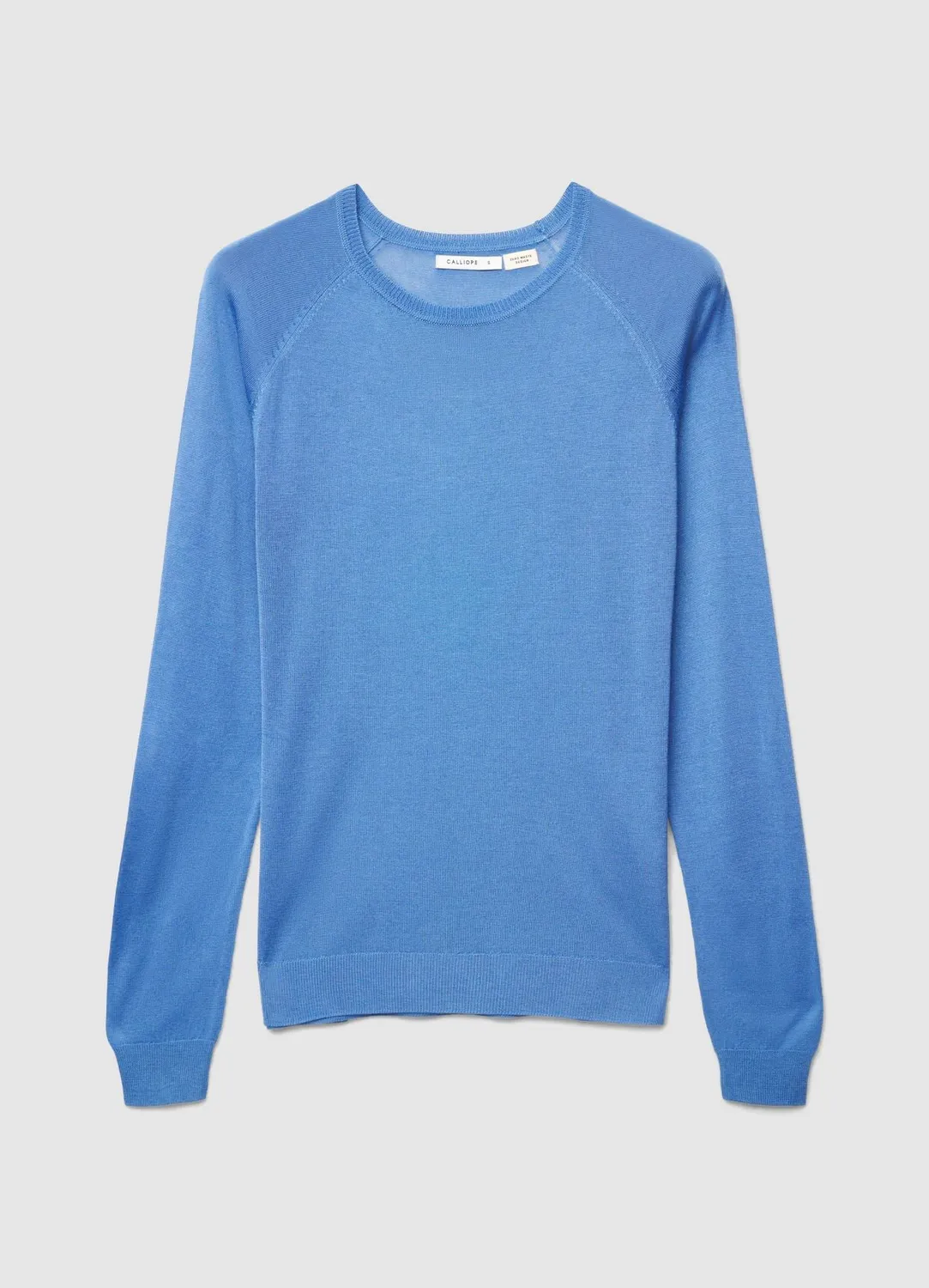 Calliope Pull col rond femme manches raglan uni droit