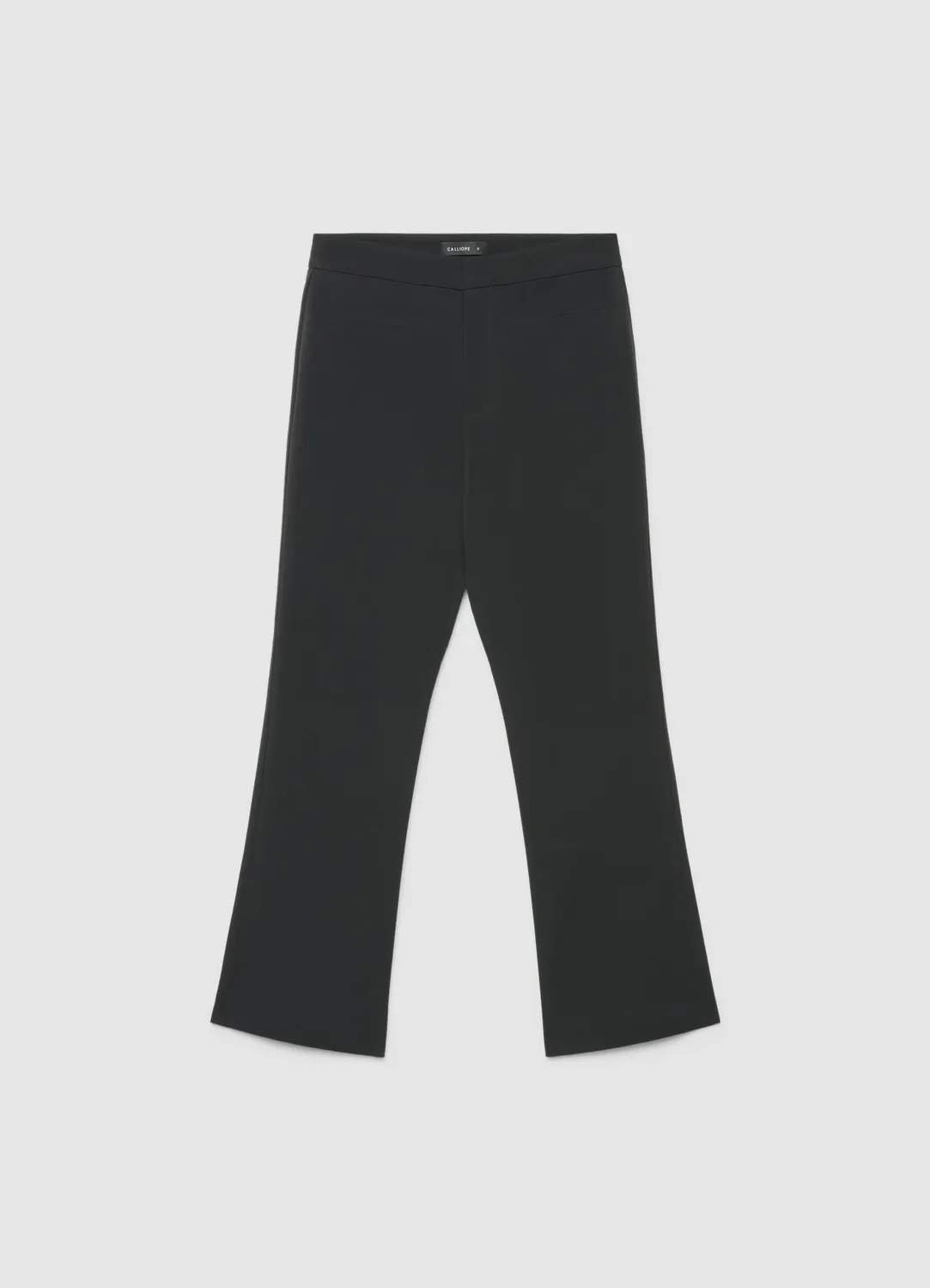 Calliope pantalon flare uni femme mini évasé