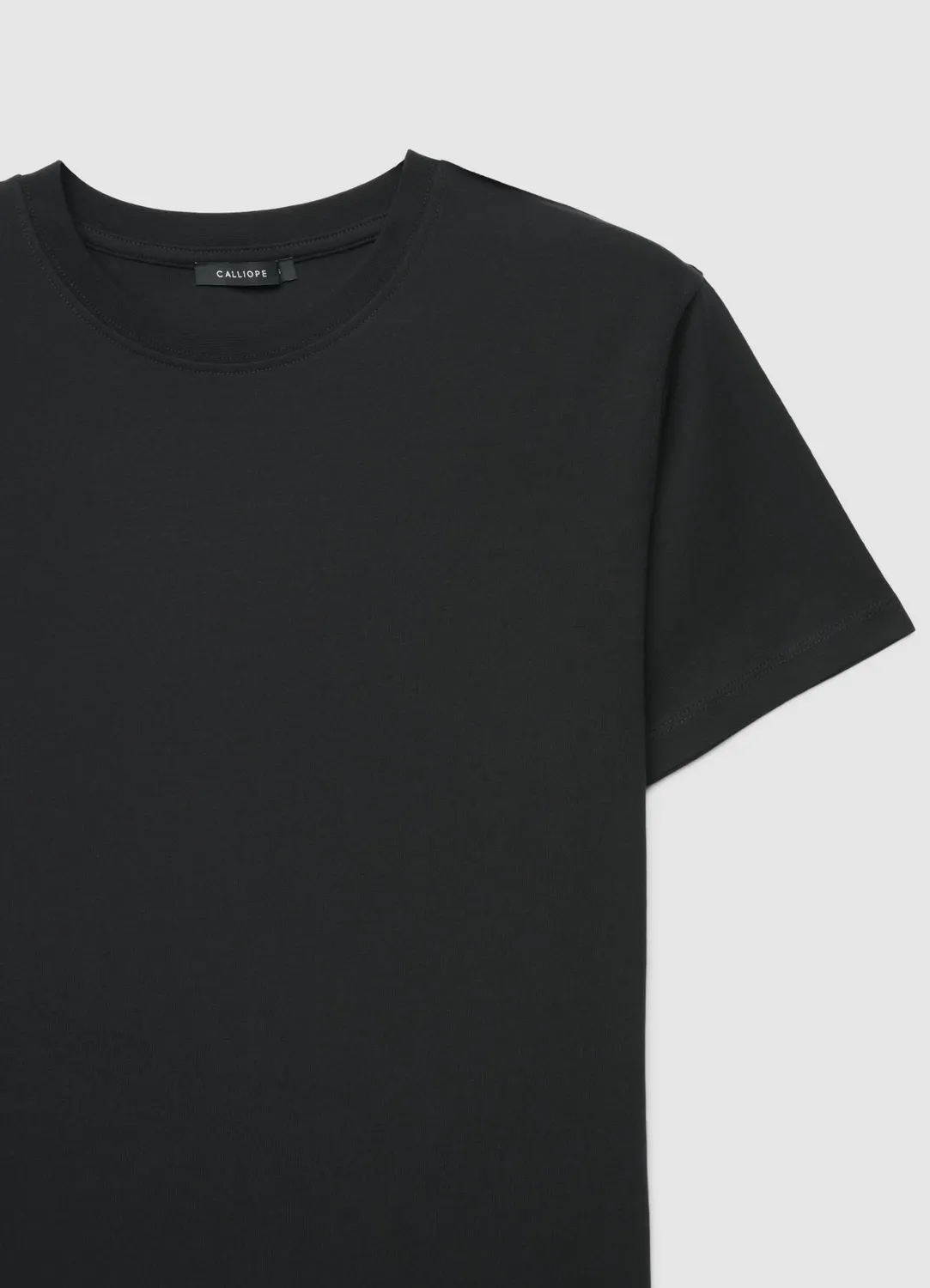 Calliope t-shirt femme col rond uni manches courtes
