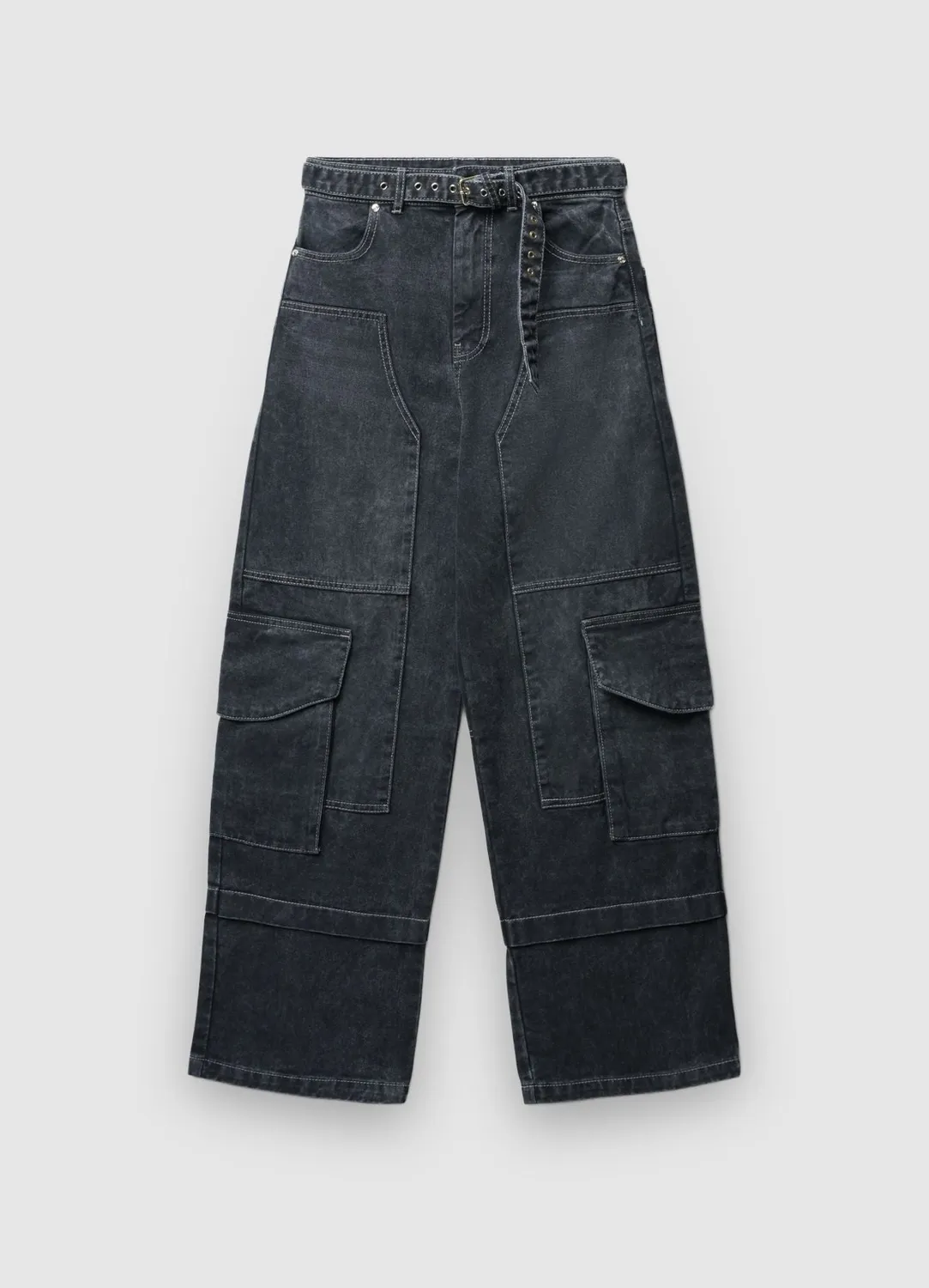 Calliope jean wide leg cargo femme 40 coupe large