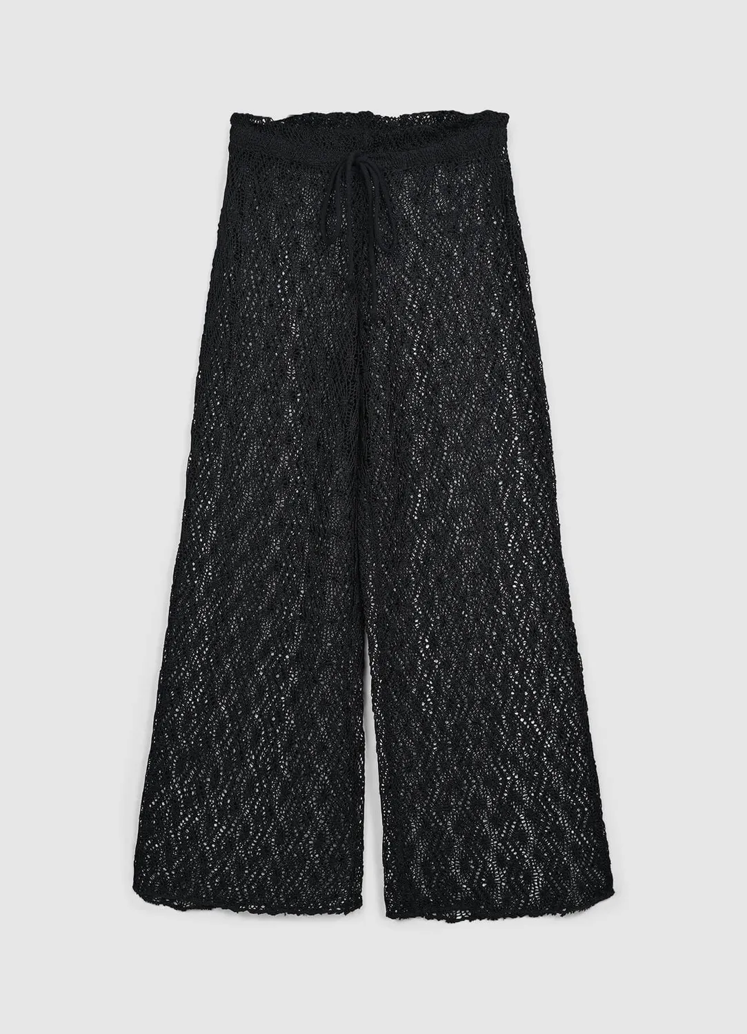 Calliope pantalon dentelle femme long cordon