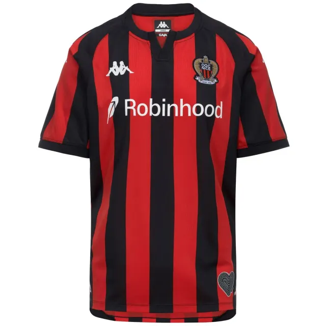 Kappa Kombat Home OGC Nice 26/27 maillot rouge enfant