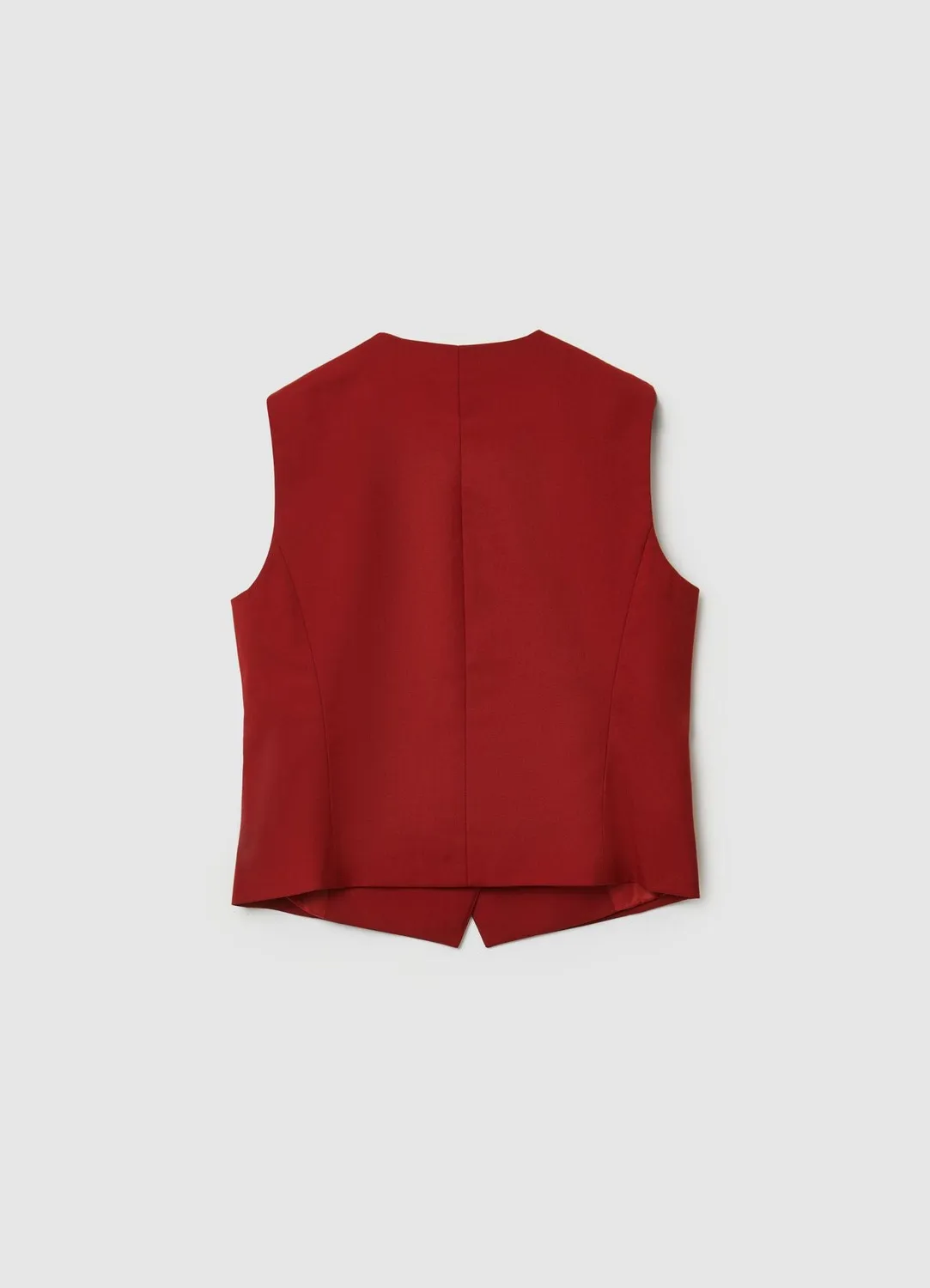 Calliope gilet asymétrique à boutons femme col rond