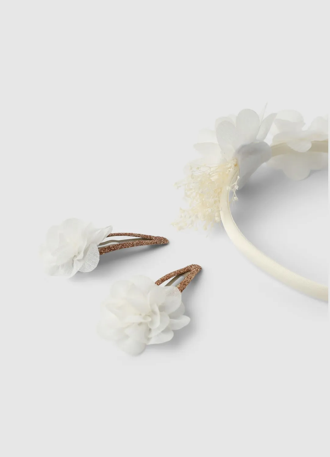 Lot 3 accessoires cheveux Calliope fille fleurs