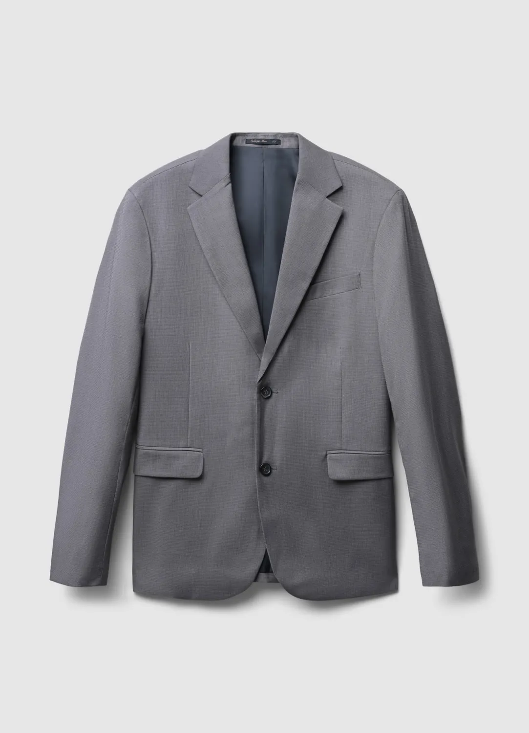 Calliope veste homme 2 boutons carreaux