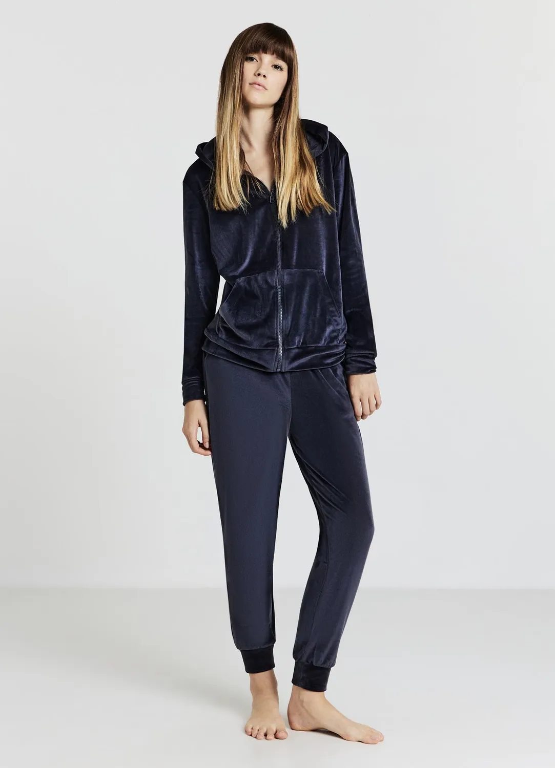 Calliope pantalon pyjama uni pantalon homewear femme