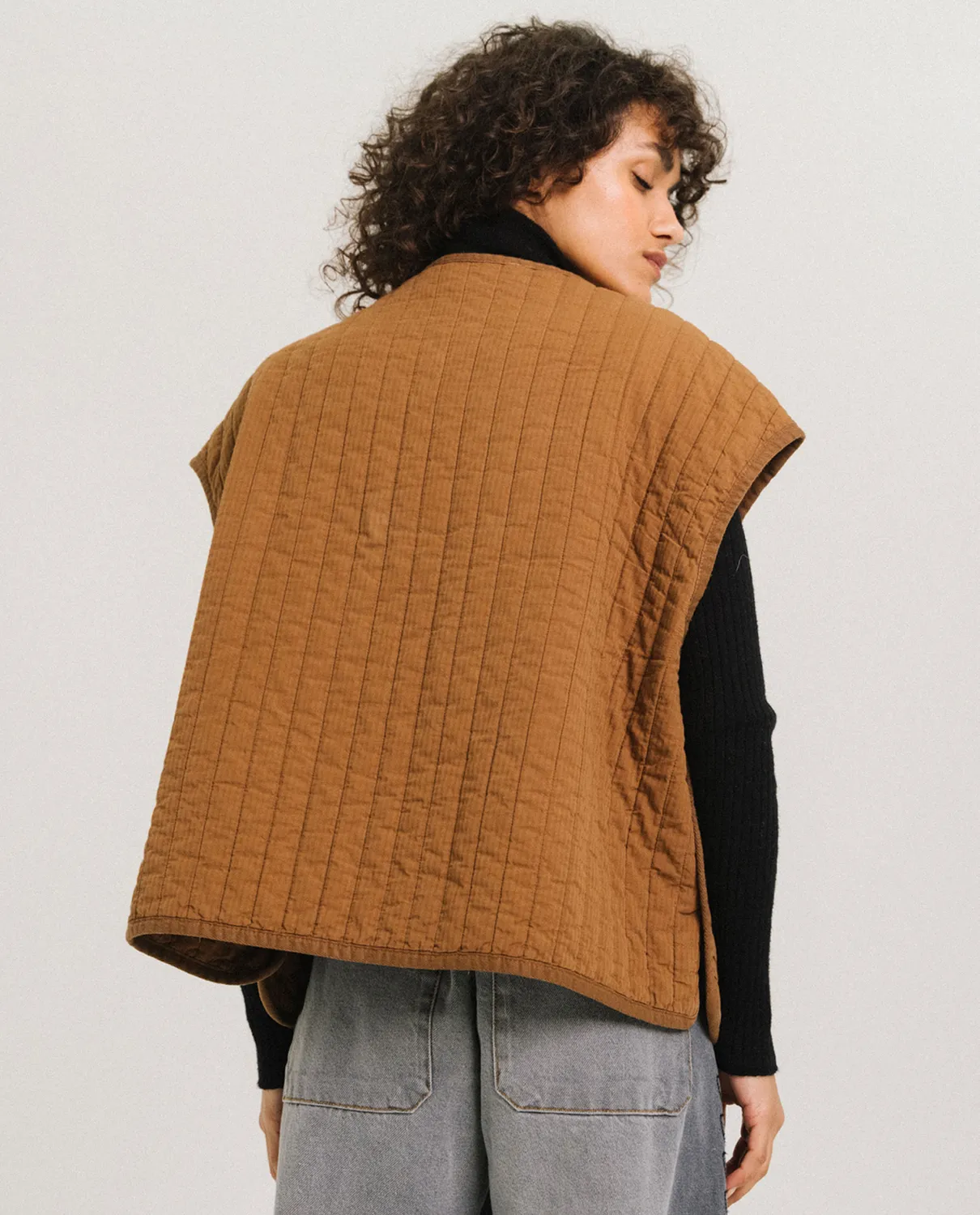 Tinsels Flipper Ginger veste sans manches matelassée
