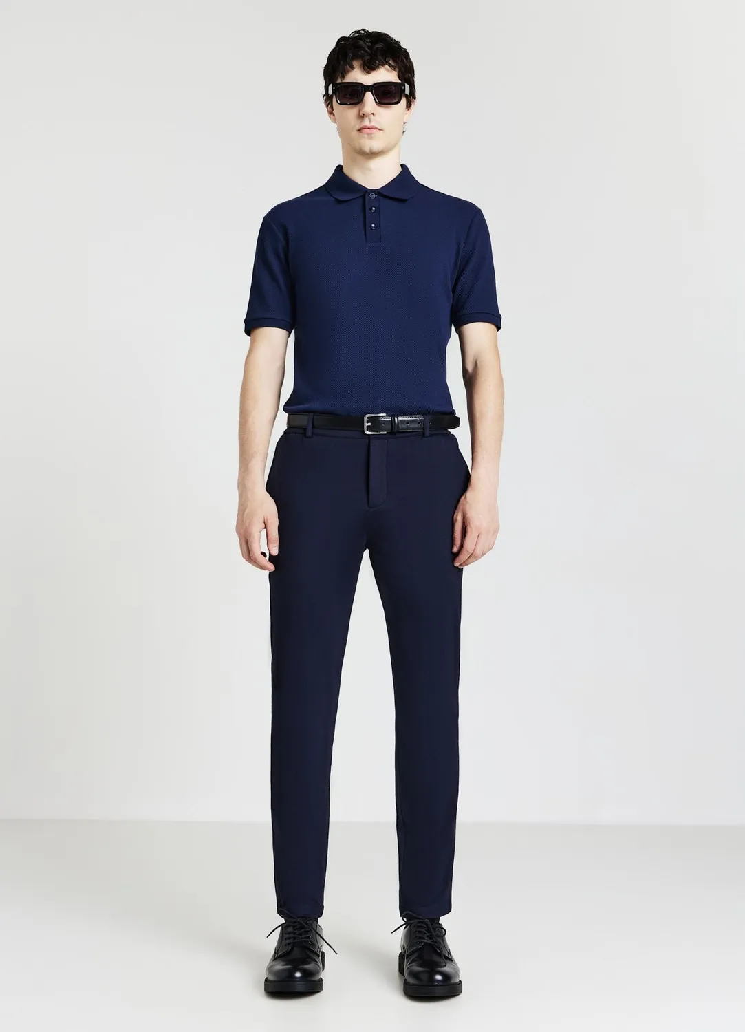 Calliope Polo 3 Boutons polo homme coton uni
