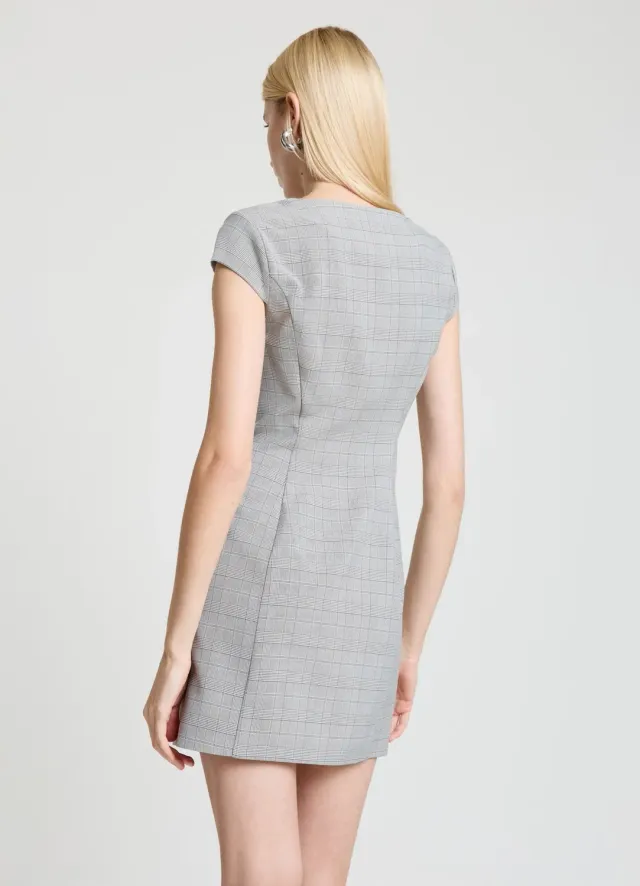 Calliope Robe fourreau prince de Galles S mini