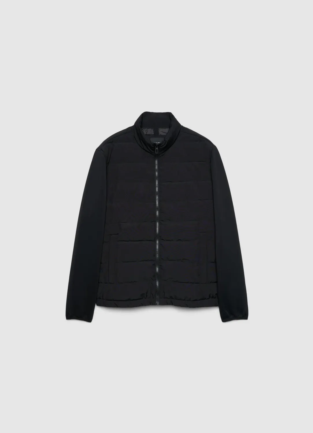 Calliope veste matelassée homme col haut zip unie