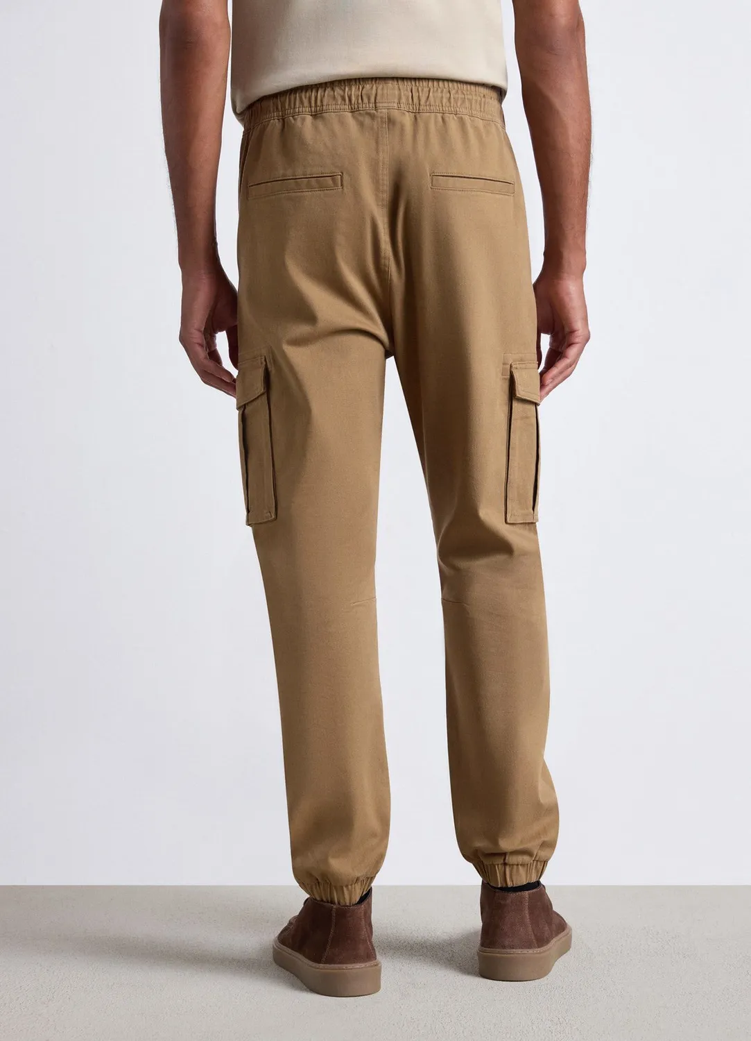 Calliope pantalon jogger cargo homme à cordon