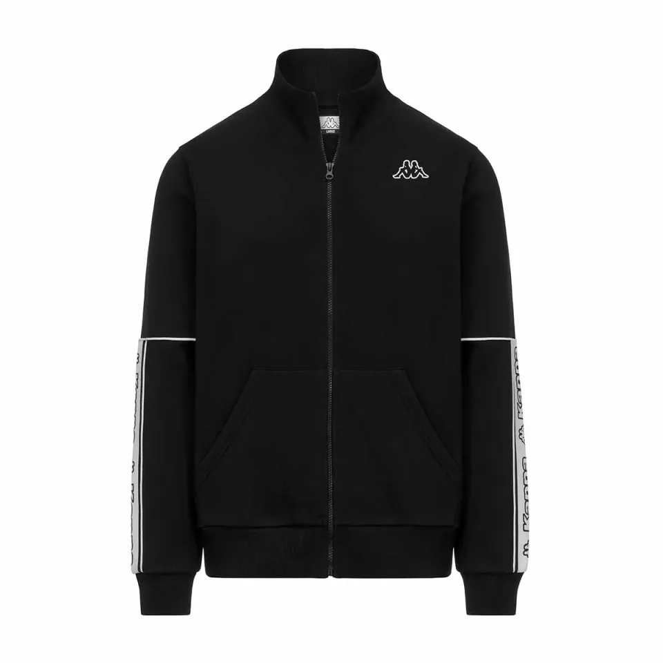 Robe di Kappa Tape Imape sweat zippé noir homme molleton