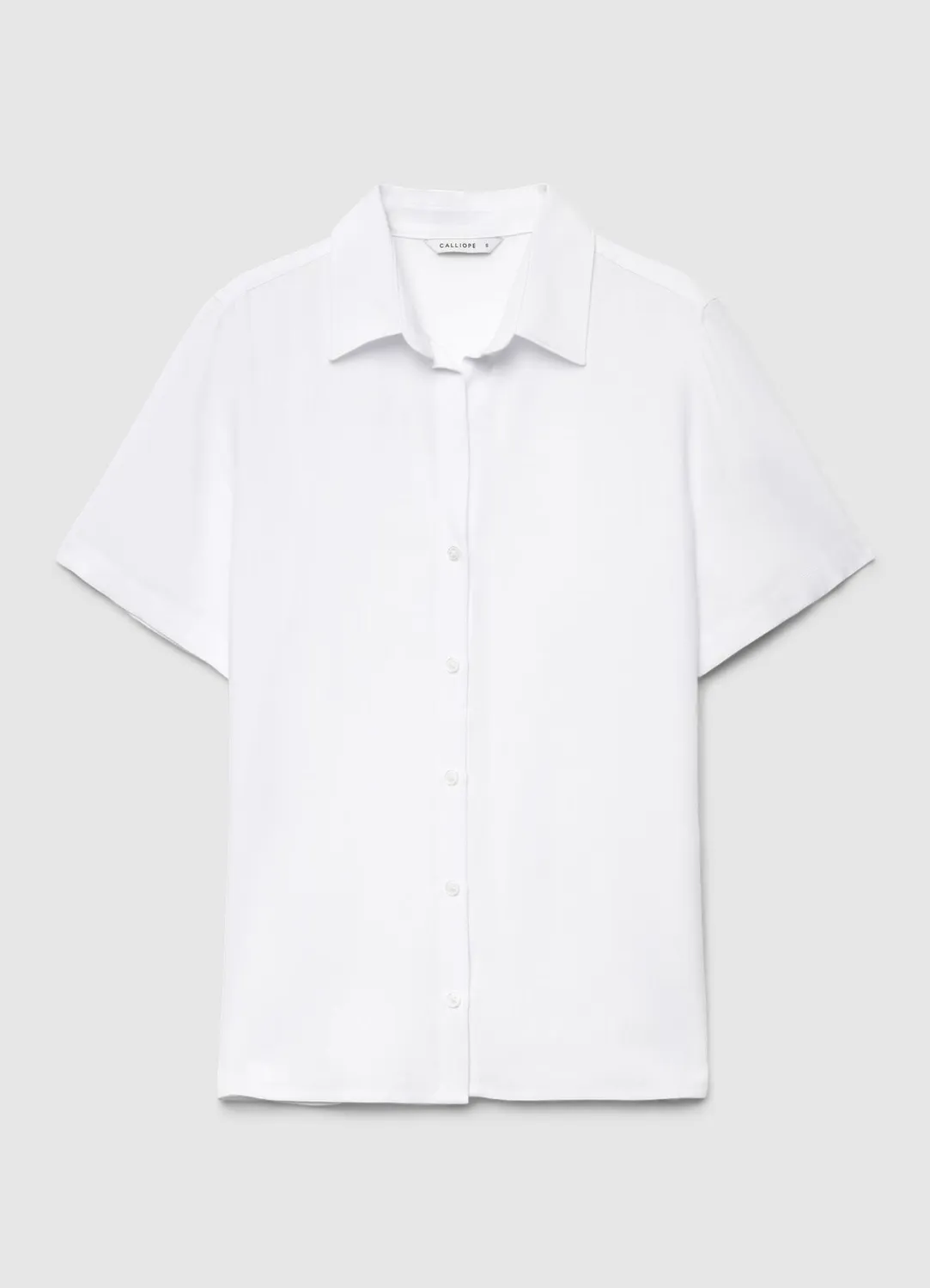 Calliope Chemise manches courtes femme unie
