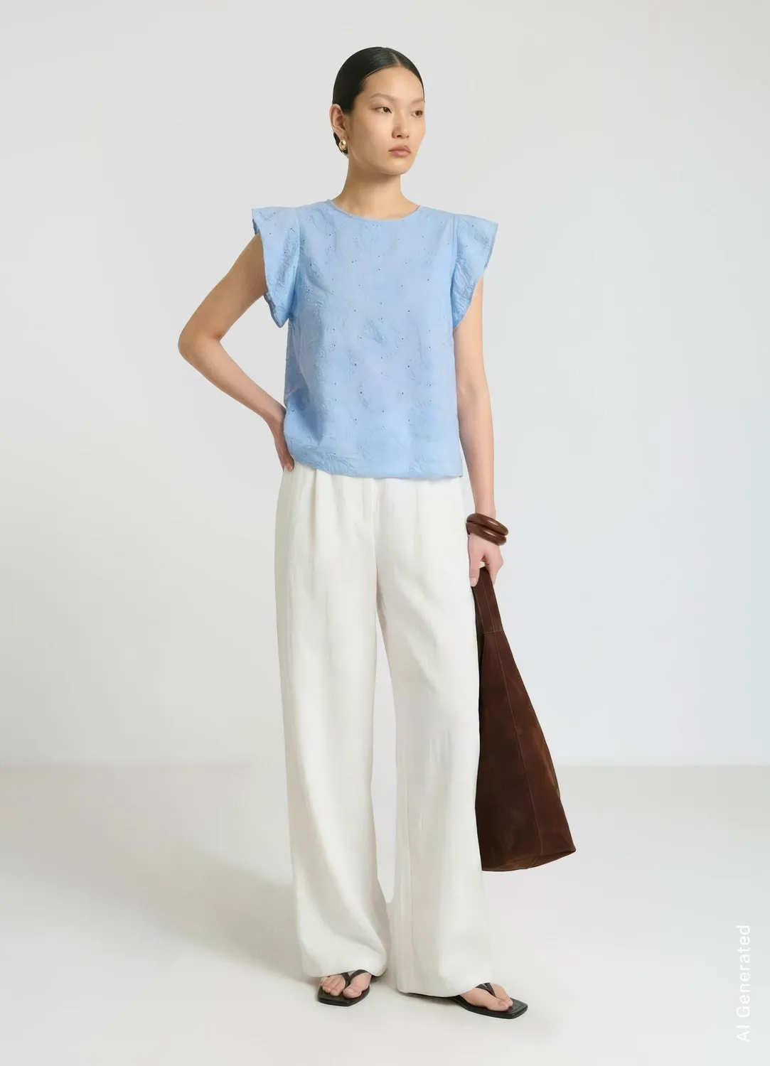 Calliope Blouse sangallo blouse broderie volants