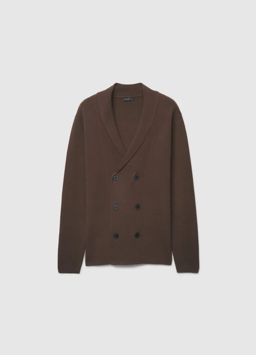 Calliope Cardigan Double Boutonnage cardigan homme col châle